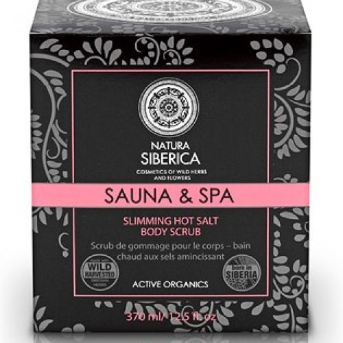 SAUNA&SPA PEELING CORPORAL CALIENTE A BASE DE SAL ANTICELULÍTICO - 370 ml.