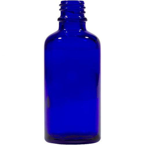botella vidrio azul aceites esenciales
