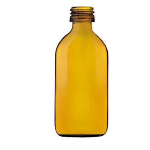 frasco de vidrio topacio 100ml