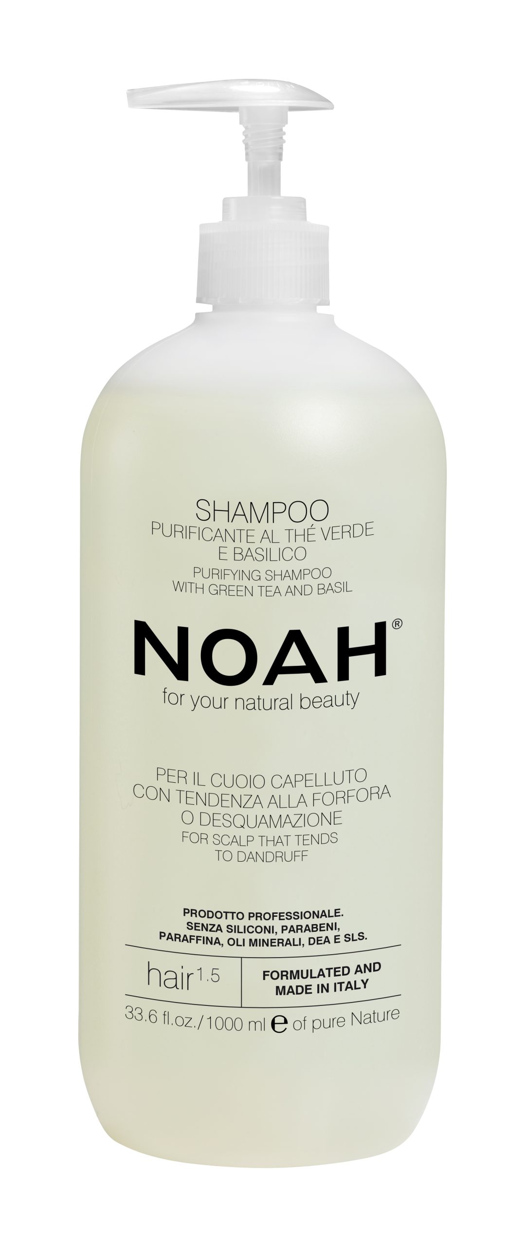 CHAMPÚ PURIFICANTE CON TÉ VERDE Y ALBAHACA (1.5)