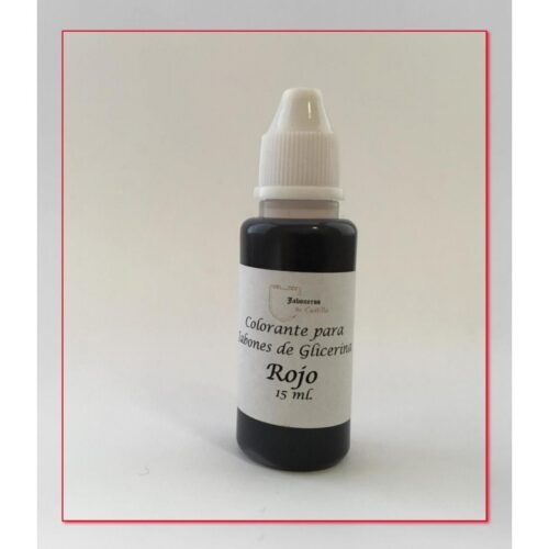 Colorante Líquido Rojo. Especial Jabones Base de Glicerina