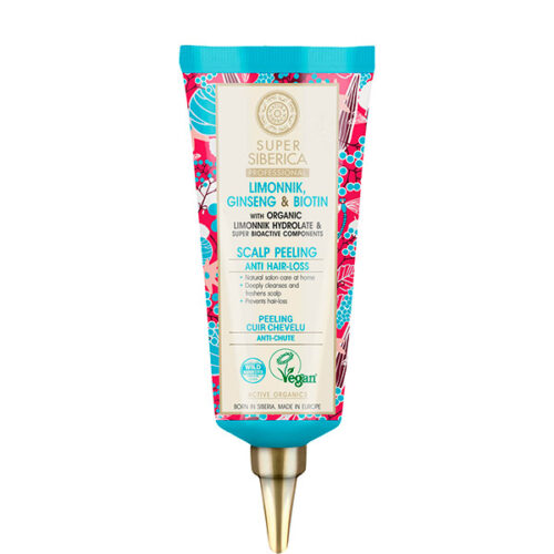EXFOLIANTE PARA EL CUERO CABELLUDO PARA TODO TIPO DE CABELLO - ANTICAÖDA Schizandra, ginseng y biotina