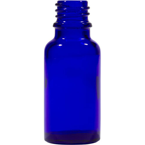 FRASCO VIDRIO AZUL DIN18 - 30 ml