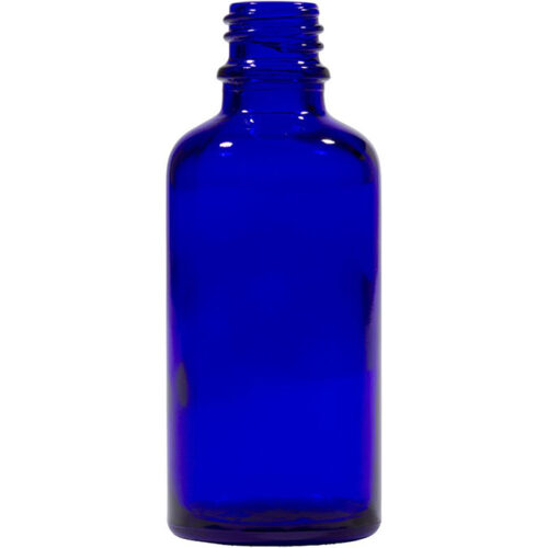 FRASCO VIDRIO AZUL DIN18 CUELLO ESTRECHO - 100 ml