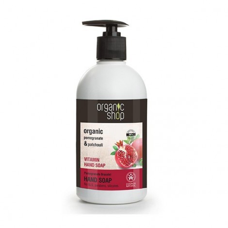 ORGANIC SHOP - Jabon de manos Granada y Pachuli 500ML