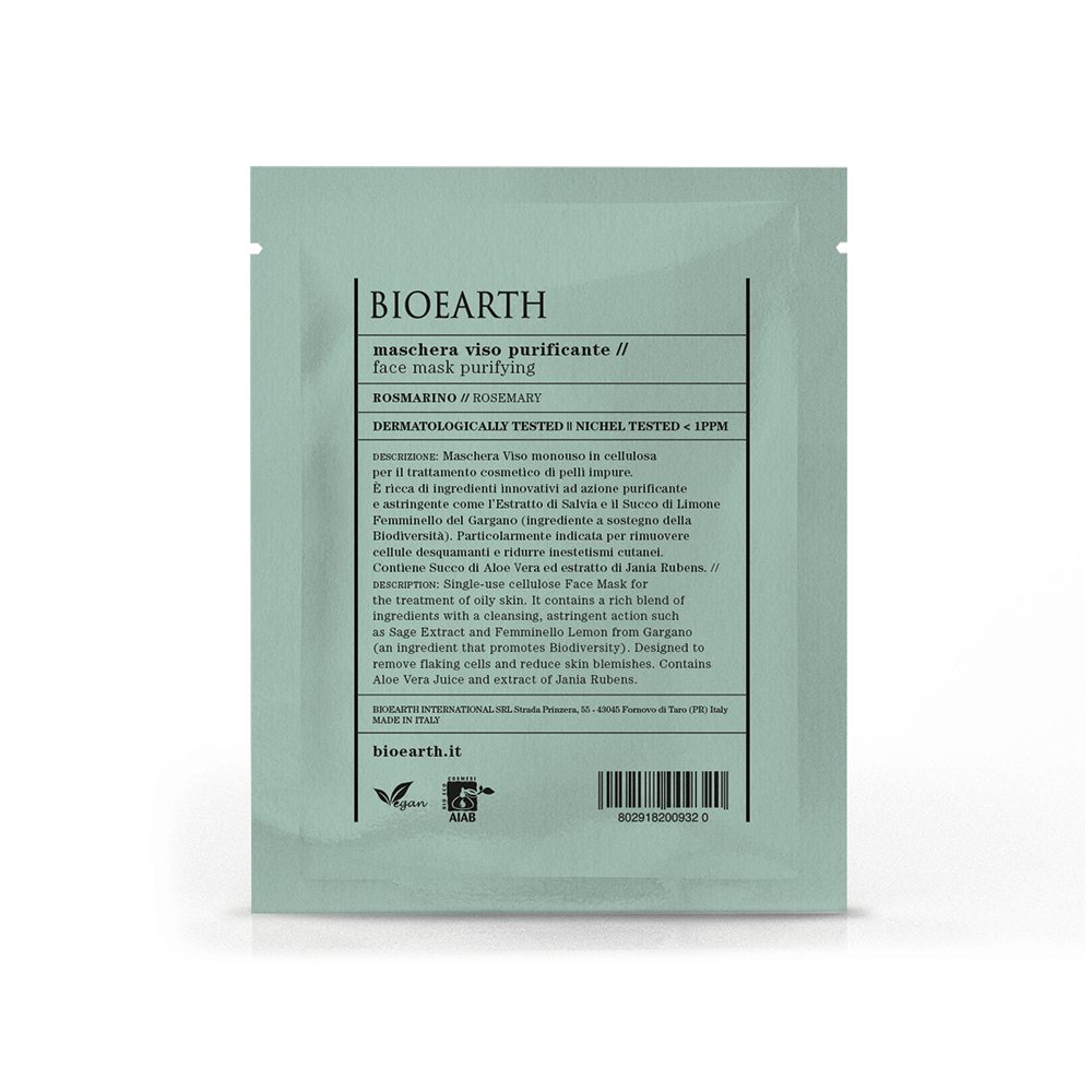 Mascarilla facial monodosis purificante - Romero