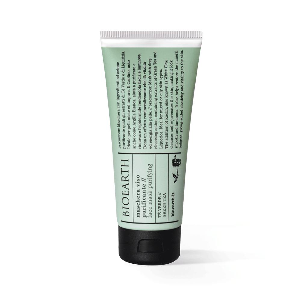 Mascarilla facial en crema purificante - Te Verde 100ml