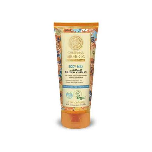 Leche corporal con hidrolato de espino amarillo orgánico, Nutrición e Hidratación - 200 ml