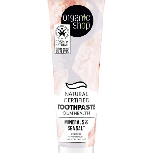 ORGANIC SHOP -  Pasta de dientes certificada Minerales y Sal Marina Encias Sanas 100 G