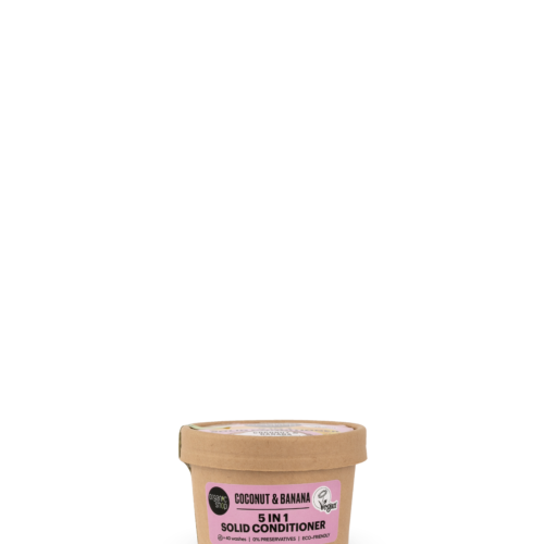 ACONDICIONADOR SÓLIDO 5 EN 1 PLÁTANO Y COCO - 60 gr
