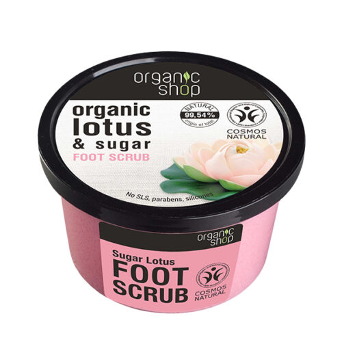ORGANIC SHOP - Exfoliante para pies Azucar de Loto 250ML