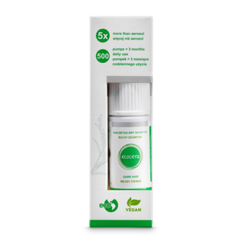 CHAMPÚ EN SECO DÉTOX PARA CABELLO OSCURO, ARROZ, TAPIOCA Y CARBÓN ACTIVADO - 15 gr