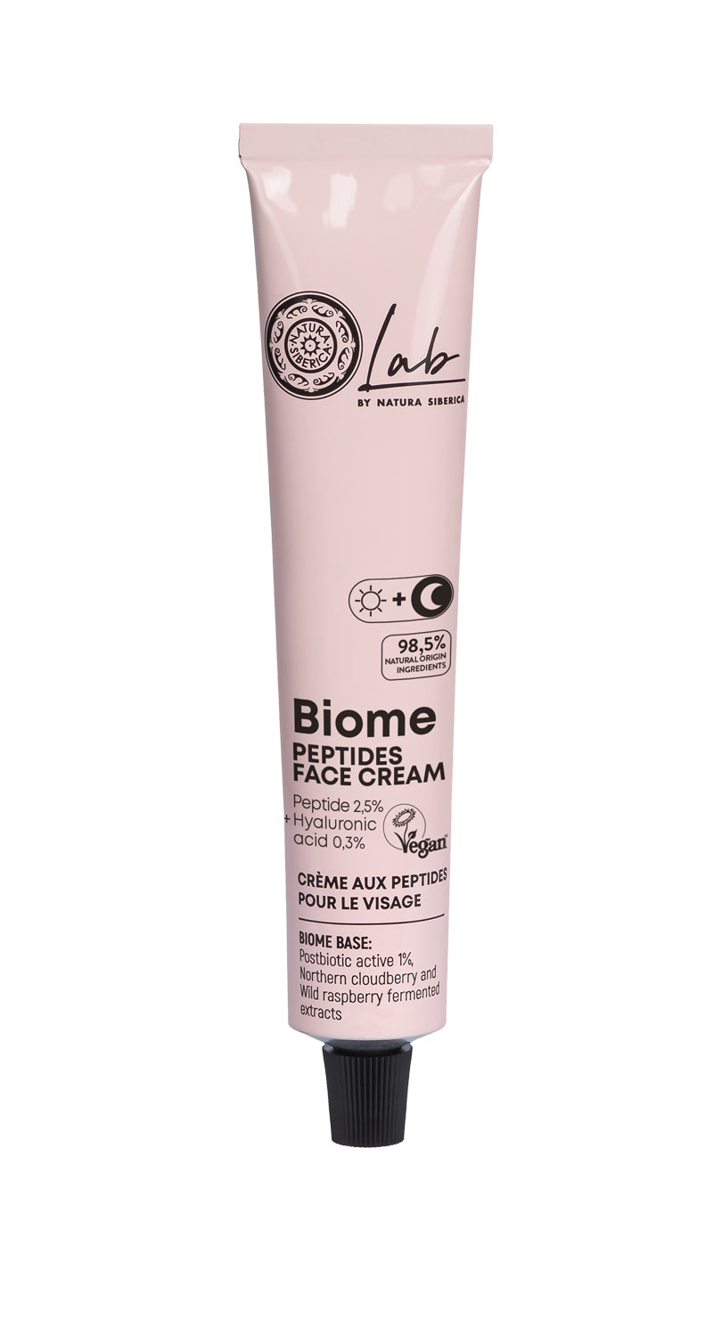 Crema facial de péptidos
