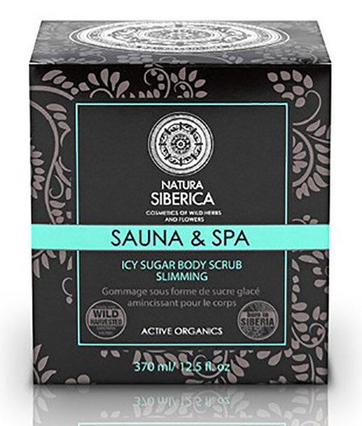 SAUNA&SPA PEELING HELADO REDUCTOR A BASE DE AZÚCAR - 370 ml.