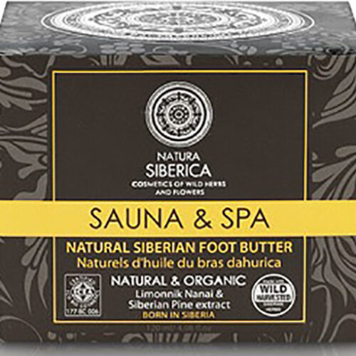 SAUNA&SPA MANTECA NATURAL SIBERIANA PARA PIES - 120 ml.