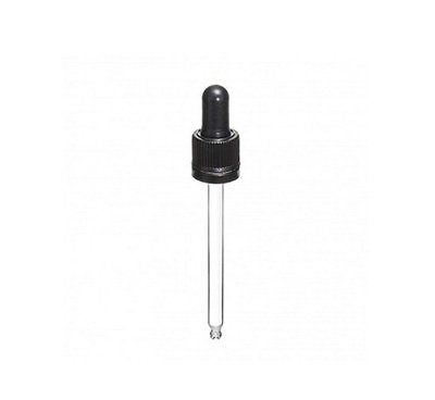 Cuentagotas Negro DIN18 10ml