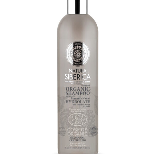 CHAMPU ORGANICO ENERGIA Y BRILLO PARA CABELLO DEBIL