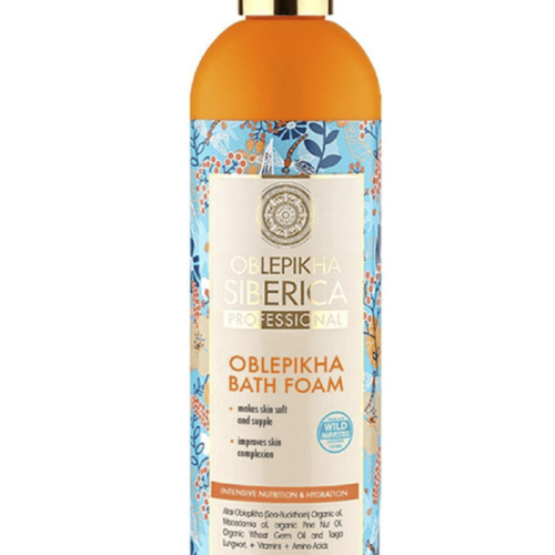 Oblepikha Profesional - ESPUMA DE BAÑO OBLEPIKHA, NUTRICION E HIDRATACION INTENSIVA - 550 ml
