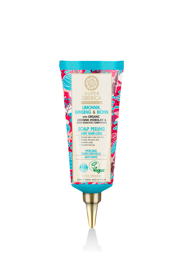 EXFOLIANTE PARA EL CUERO CABELLUDO PARA TODO TIPO DE CABELLO - ANTICAÖDA Schizandra, ginseng y biotina