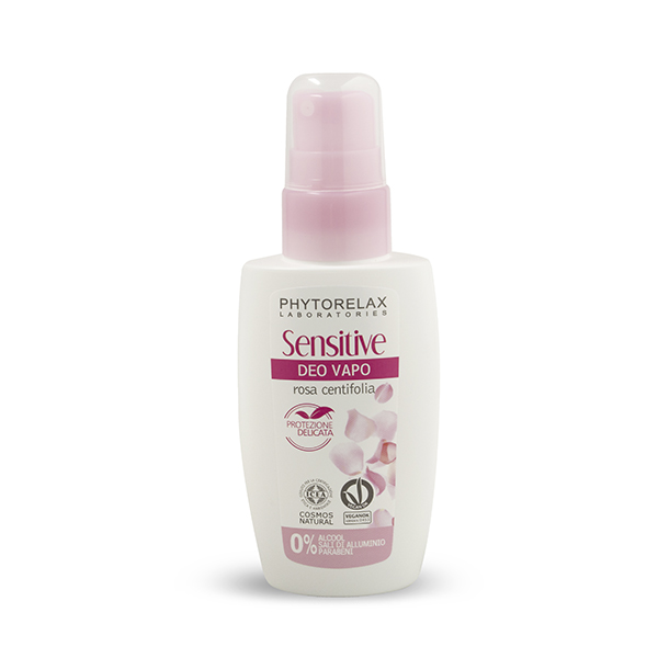 DESODORANTE NATURAL SENSITIVE EN SPRAY CON ROSA CENTIFOLIA, 75ml