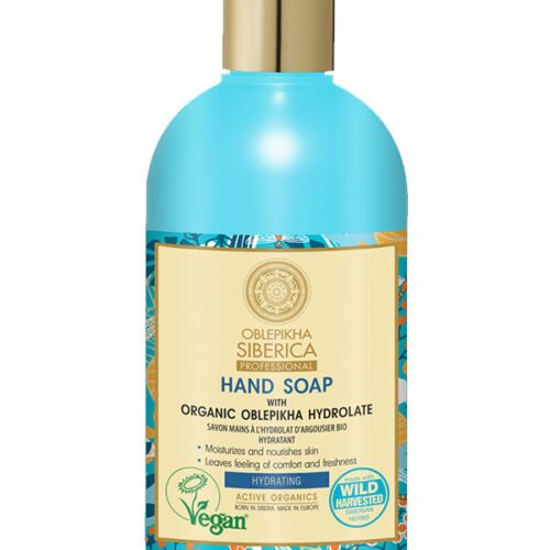 OBLEPIKHA - Jabón de manos hidratante con hidrolato orgánico de Oblepikha