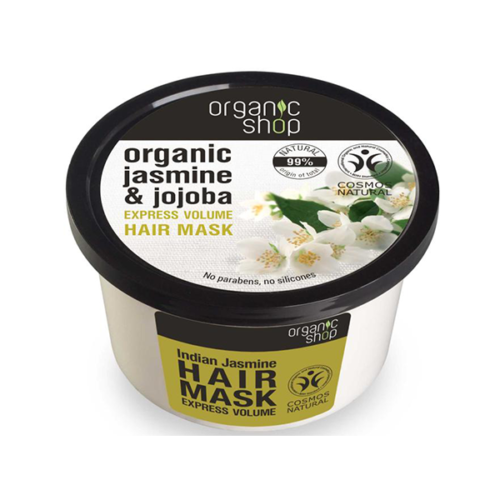 ORGANIC SHOP - Mascarilla capilar de Volumen Jojoba y Jazmin 250 ML