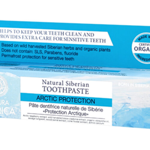 PASTA DE DIENTES NATURAL SIBERIANA, PROTECCIÓN ÁRTICA, 100 GR