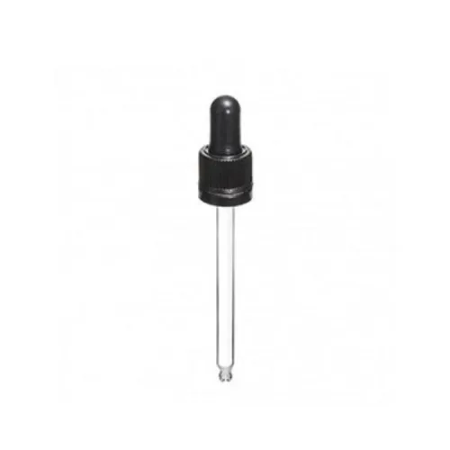 Cuentagotas Negro DIN18 100ml