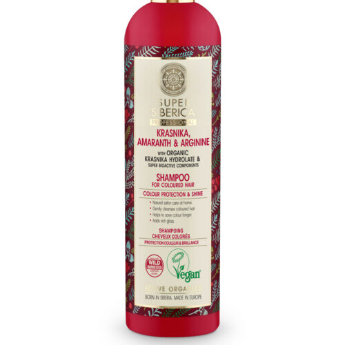 CHAMPÚ PROFESIONAL ARÁNDANO DE KAMCHATKA, AMARANTO Y ARGININA, PARA CABELLO TEÑIDO, 400ML