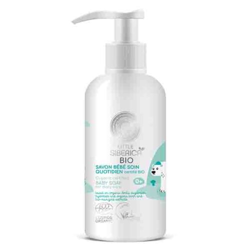Jabón orgánico cuidado diario bebés Natura Siberica 250ml — limpieza suave e hidratación natural