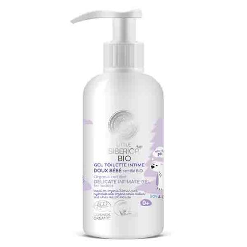 Gel íntimo orgánico bebés Natura Siberica 250ml con vitamina A y E para higiene delicada
