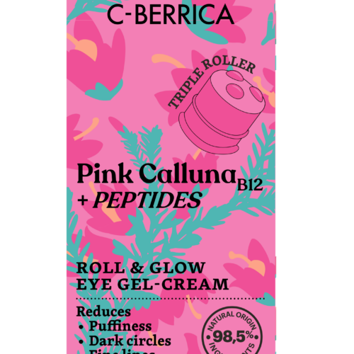 Cremigel contorno ojos Natura Siberica Roll & Glow 20ml con aplicador roll-on refrescante