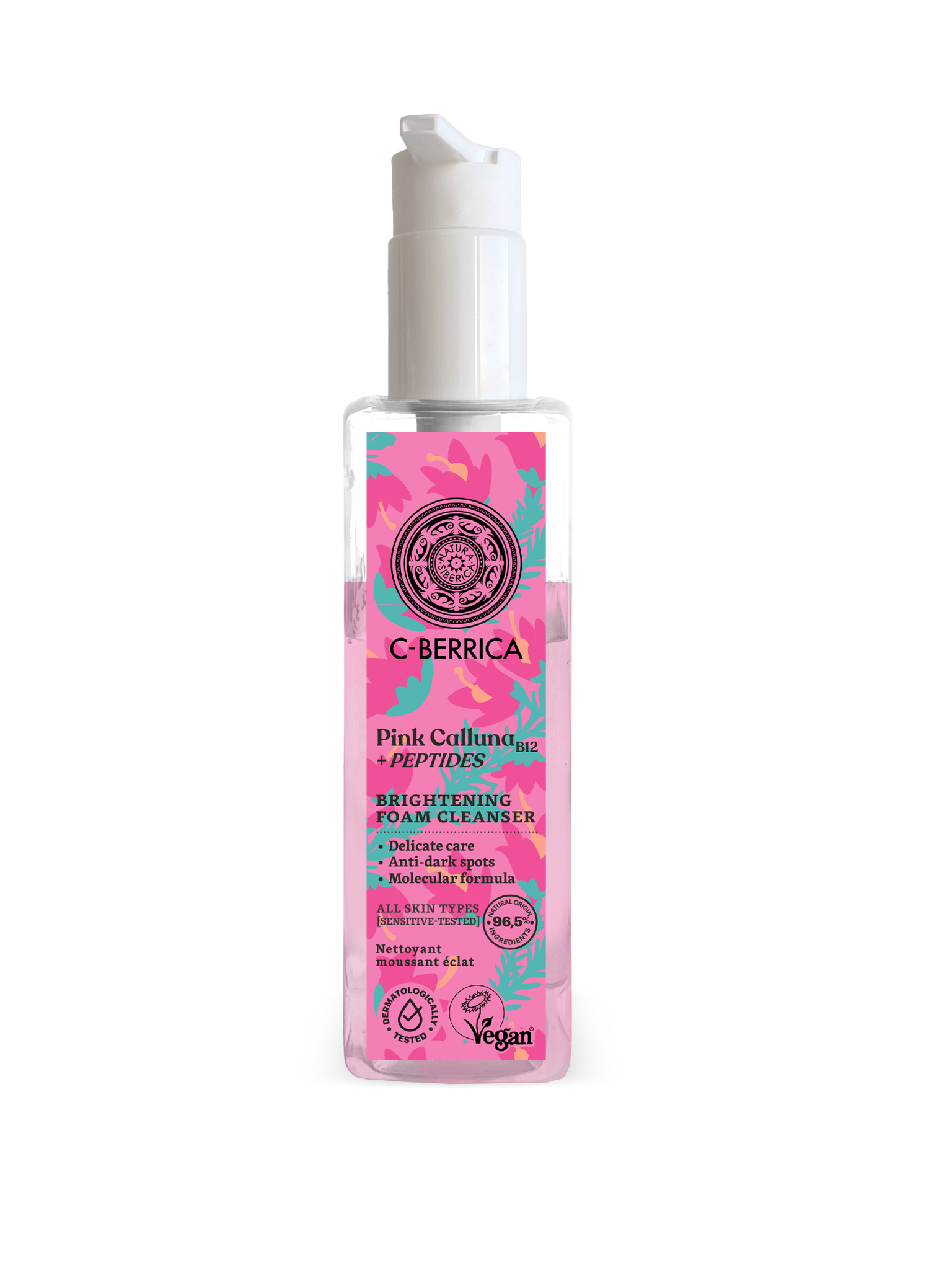 Espuma Limpiadora Iluminadora Pink Calluna Natura Siberica