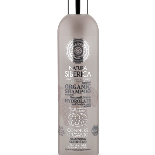 CHAMPU ORGANICO CERTIFICADO. ENERGIA Y BRILLO. PARA CABELLO DEBIL,, 400 ml