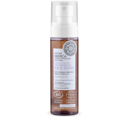 TÓNICO FACIAL ALIVIO INSTANTÁNEO CERTIFICADO ORGÁNICO PARA PIEL SENSIBLE, 100 ML