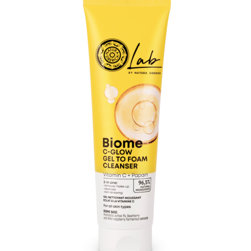 GEL LIMPIADOR FACIAL ESPUMANTE C-GLOW, 140 ml