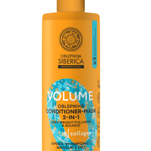 ACONDICIONADOR Y MASCARILLA 2 EN 1 VOLUMINIZADOR DE COLÁGENO, 400 ML