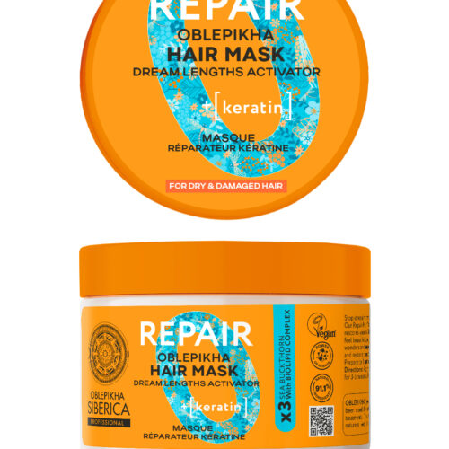 MASCARILLA CAPILAR REPARADORA DE QUERATINA, 300 ML