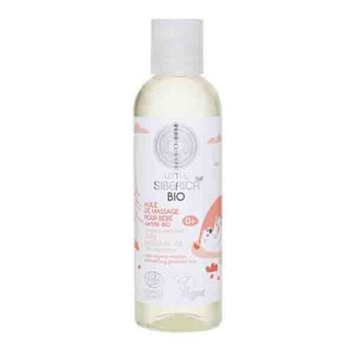 Aceite de masaje orgánico para bebés Natura Siberica 200ml con rosa mosqueta y onagra