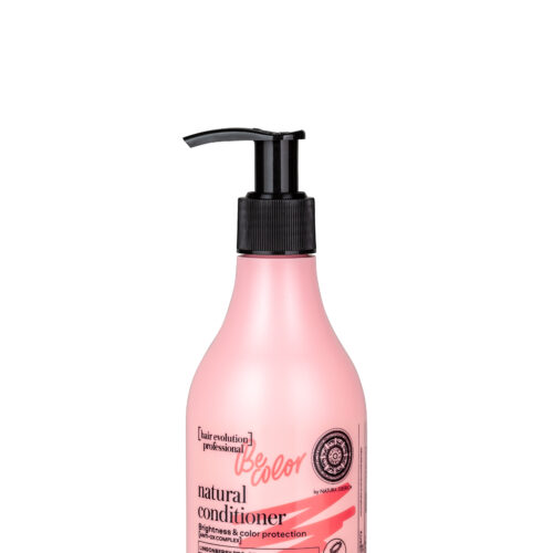 Acondicionador Natura Siberica cabello teñido 245 ml, protección color y brillo