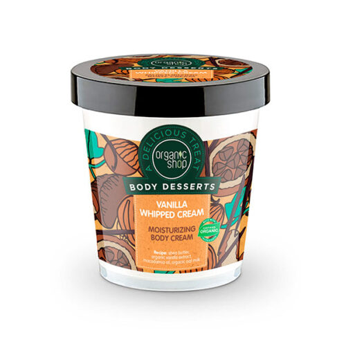 CREMA CORPORAL HIDRATANTE «NATA Y VAINILLA», 450 ML