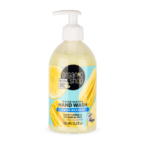 Jabón de Manos Nutritivo Lemon Macaron de Organic Shop 400ml