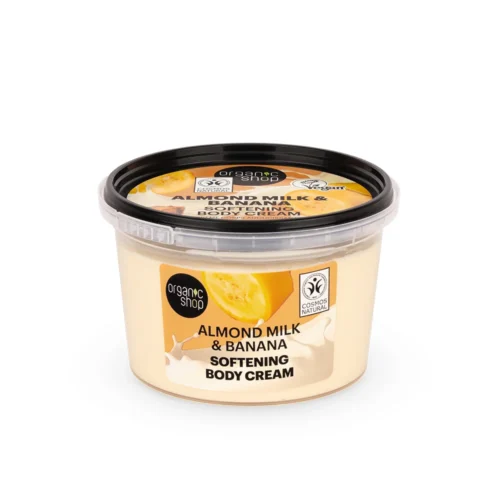 Crema corporal almendra y plátano Organic Shop 250 ml