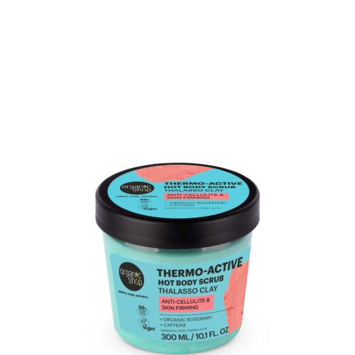 Exfoliante corporal termoactivo arcilla Organic Shop 300 ml