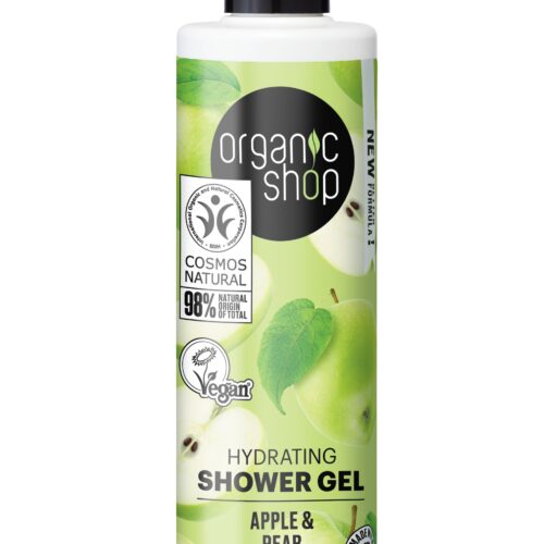 Gel de ducha hidratante Organic Shop Manzana y Pera 280 ml