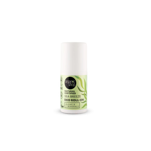 Desodorante roll-on minerales y algas de Organic Shop, 50 ml