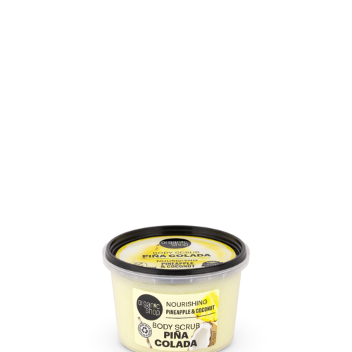 Exfoliante corporal piña colada Organic Shop 250 ml para exfoliar y nutrir la piel