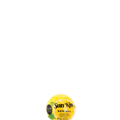 Bomba de baño limón y vainilla orgánicos Sun Kiss de Organic Shop, 85 g