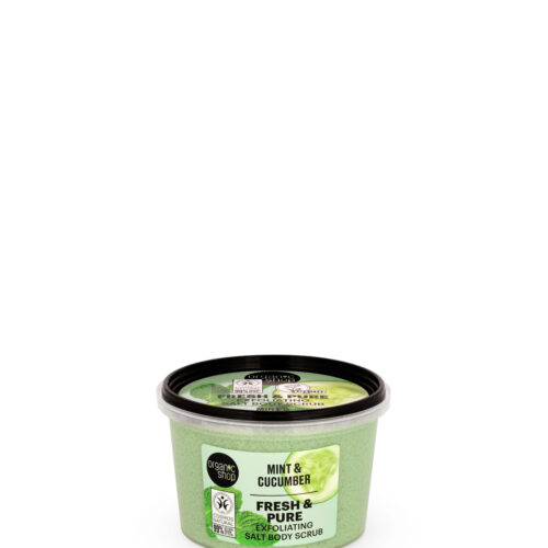 Exfoliante corporal menta y pepino de Organic Shop 250 ml con extractos orgánicos