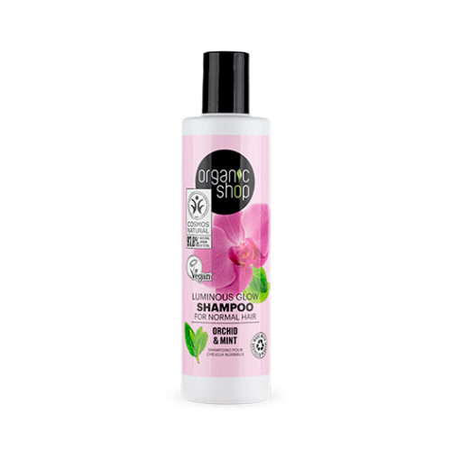 Champú Organic Shop orquídea y menta para cabello normal 280 ml
